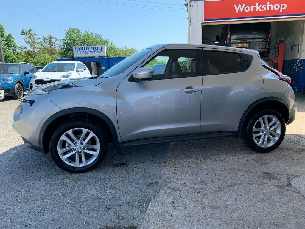 Nissan Juke 1.6 N-connecta Xtron Euro 6 EY17KOU Silver #2