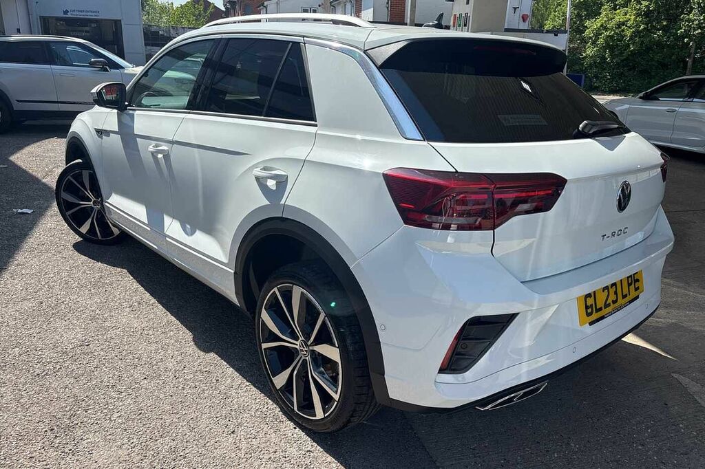 Volkswagen T-Roc 1.5 Tsi R-line Dccmisano Alloysrear View C GL23LPE White #3