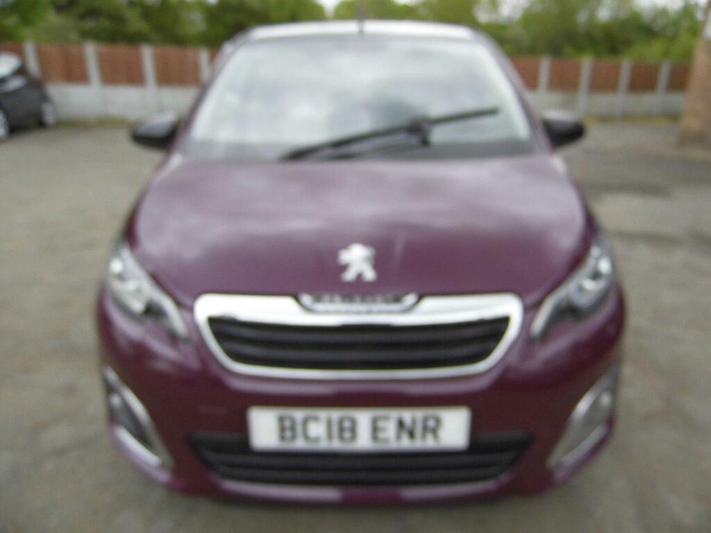 Peugeot 108 Hatchback 1.0 Allure Euro 6 201818 BC18ENR Purple #2