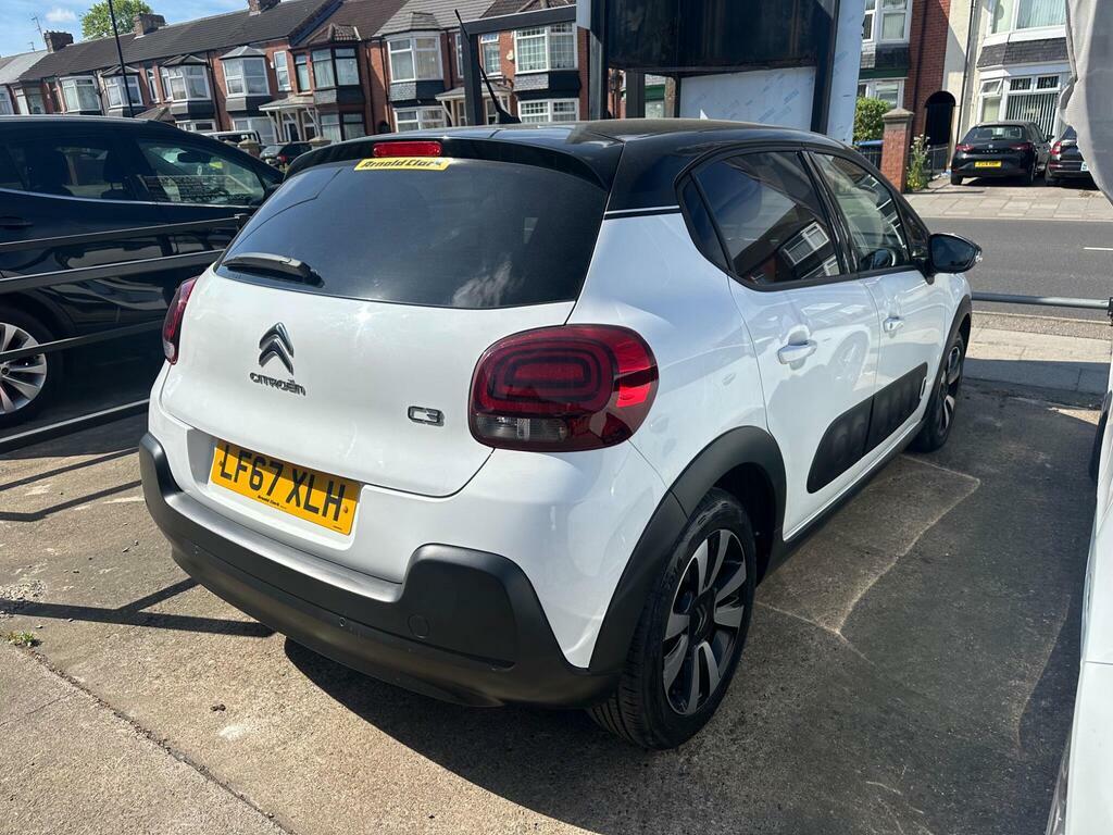 Citroen C3 1.2 Puretech Flair Euro 6 LF67XLH White #4