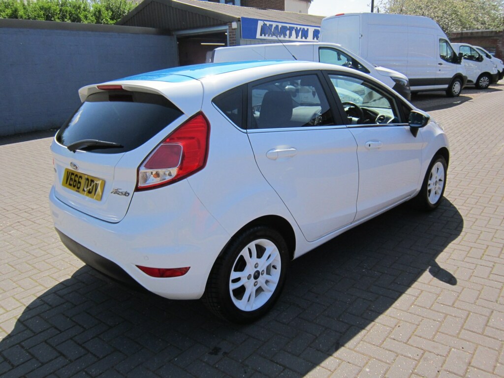 Ford Fiesta 1.0 Ecoboost Zetec White VE66DDV White #5