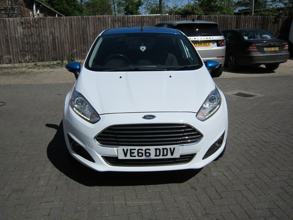 Ford Fiesta 1.0 Ecoboost Zetec White VE66DDV White #2