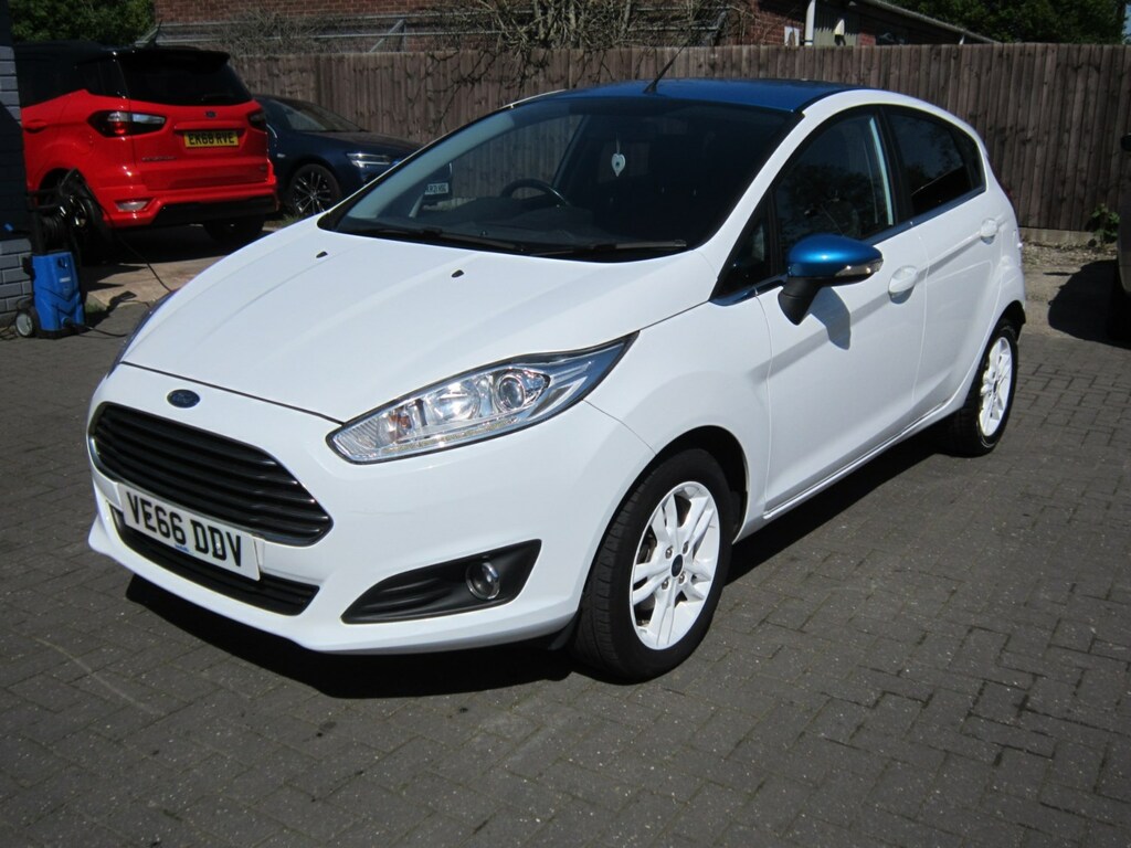 Ford Fiesta 1.0 Ecoboost Zetec White VE66DDV White #3