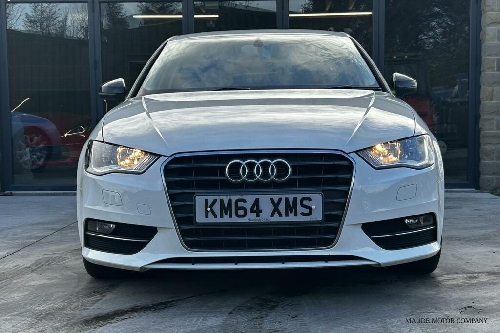 Audi A3 2.0 Tdi Sport Hatchback Euro 6 KM64XMS White #2