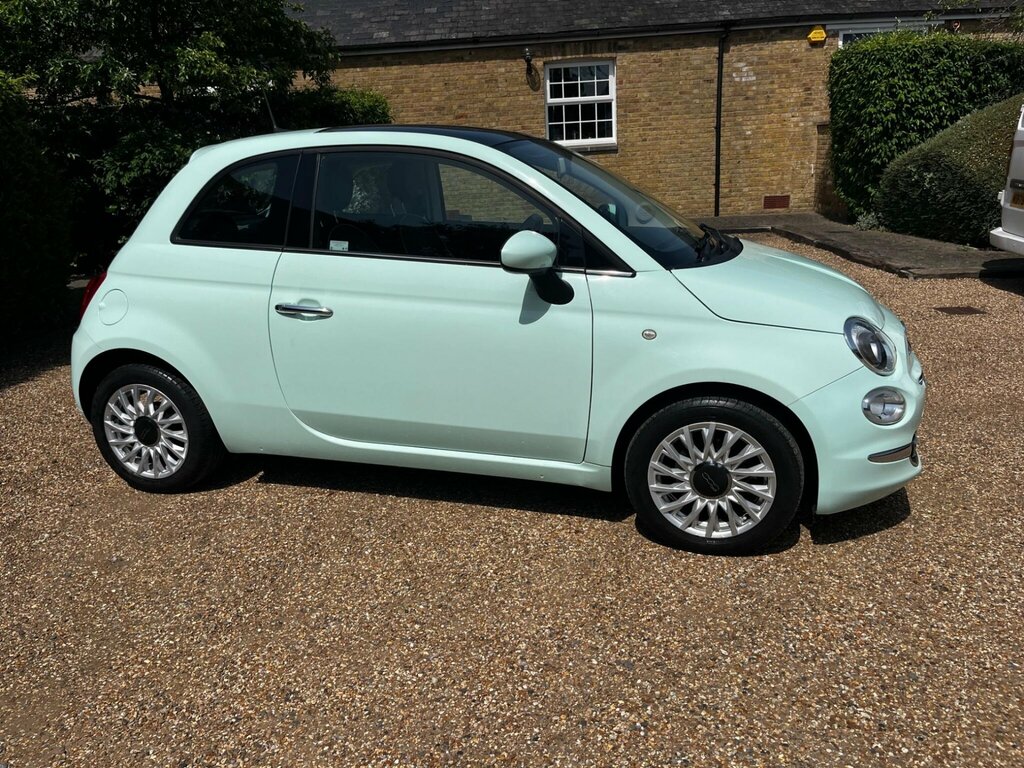 Fiat 500 1.2 Lounge Hatchback Euro 6 Ss YN19PNF Green #6