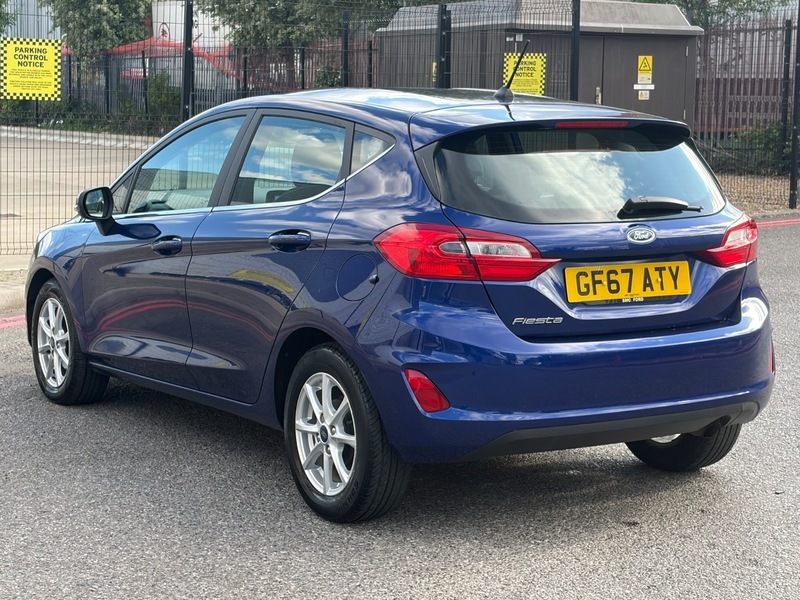 Ford Fiesta 1.0T Ecoboost Zetec Hatchback GF67ATY Blue #2
