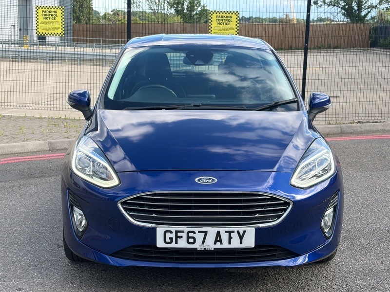 Ford Fiesta 1.0T Ecoboost Zetec Hatchback GF67ATY Blue #5