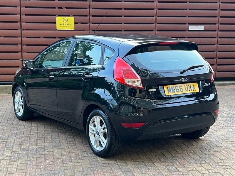 Ford Fiesta 1.0T Ecoboost Zetec Hatchback MW66UXA Black #4