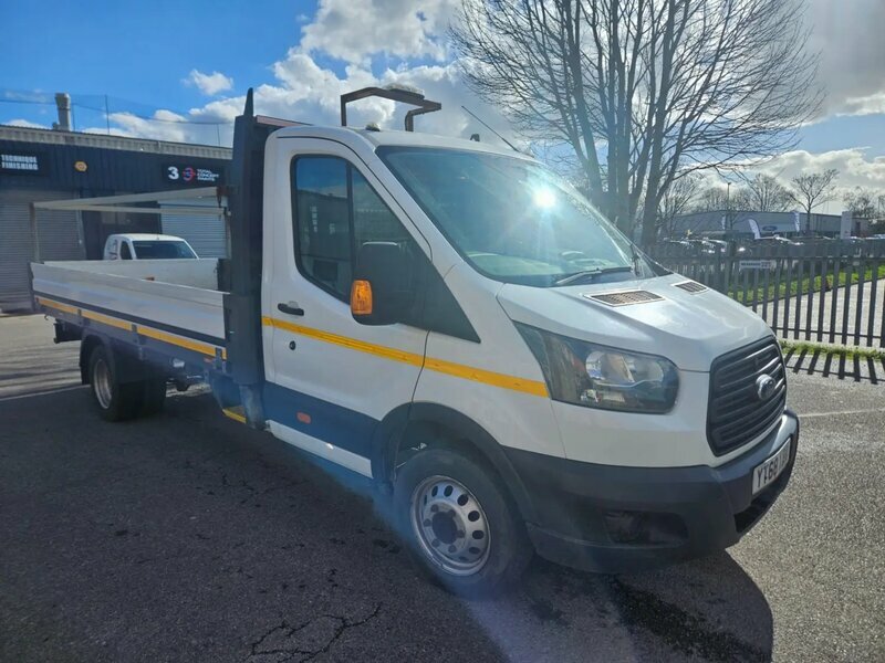 Ford Transit Custom 2.0-Transit-350-0dr YT68XBN White #4