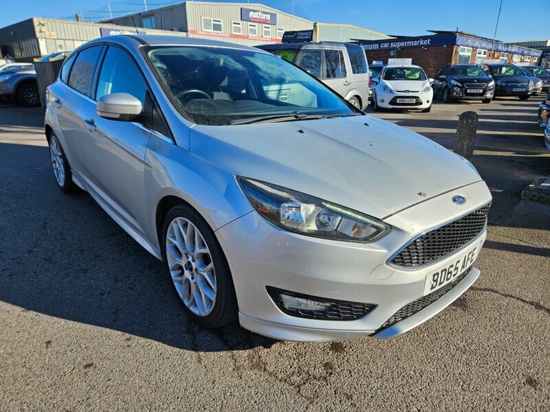 Ford Focus 1.0-Focus-zetec-s-5dr BF65XUX Blue #4