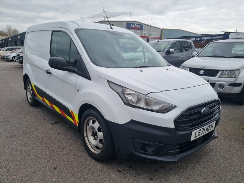 Ford Transit Connect 1.5-Transit-connect-200-base-tdci-0dr LS71KFN White #4