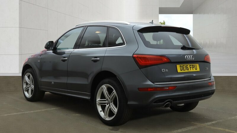 Audi Q5 2.0-q5-s-line-tdi-quattro-auto-5dr DE16FPU Grey #2