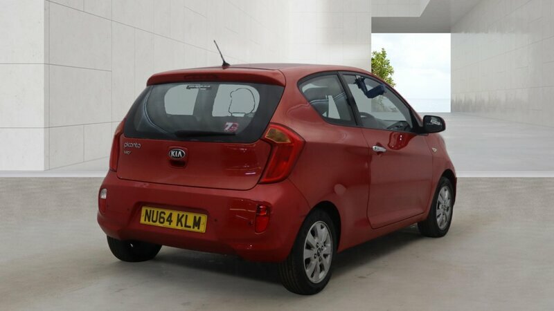 Kia Picanto 1.0-Picanto-vr7-3dr NU64KLM Red #2