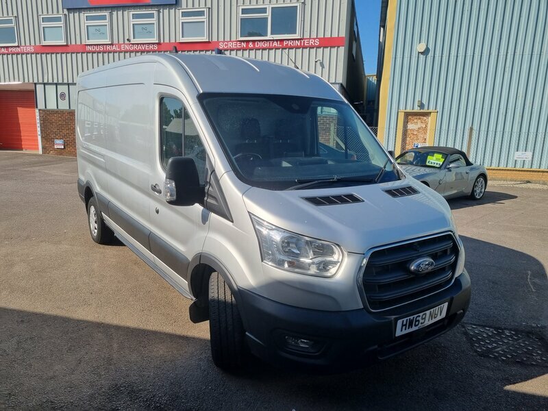 Ford Transit Custom 2.0-Transit-350-trend-ecoblue-l3-h2-lwb- White