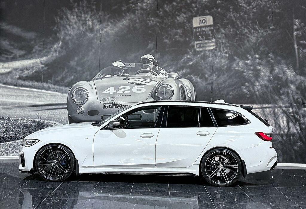 BMW 3 Series Estate 3.0 M340d Mht Touring Xdrive Euro 6 S WP21PPZ White #4