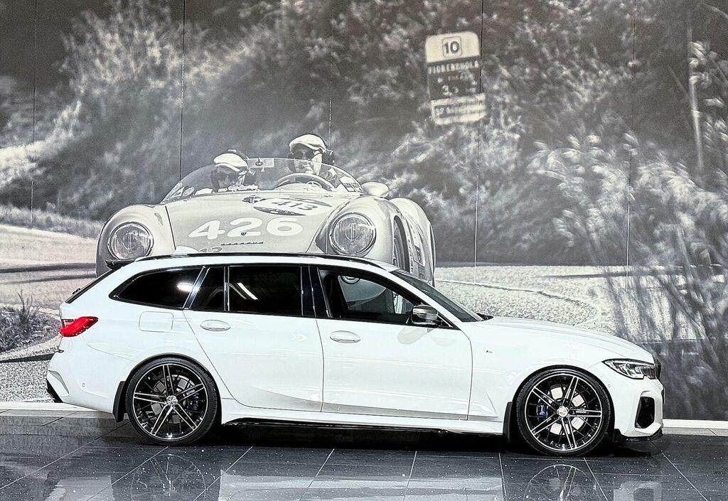 BMW 3 Series Estate 3.0 M340d Mht Touring Xdrive Euro 6 S WP21PPZ White #5