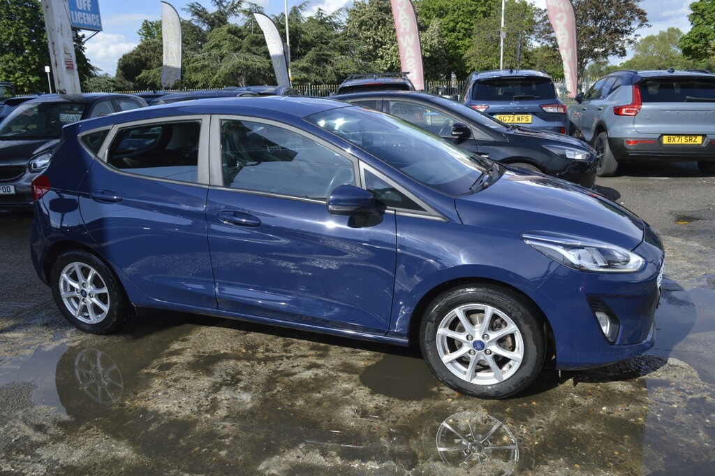 Ford Fiesta Hatchback 1.0 T Ecoboost Zetec 2019 CU68HZV Blue #6