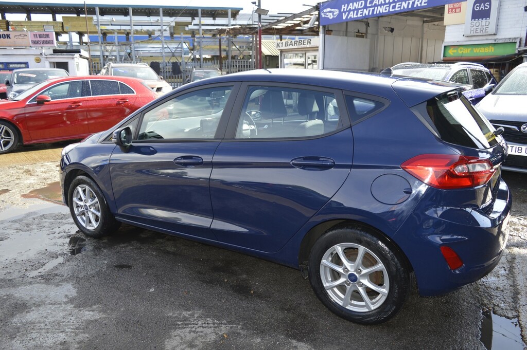 Ford Fiesta Hatchback 1.0 T Ecoboost Zetec 2019 CU68HZV Blue #5