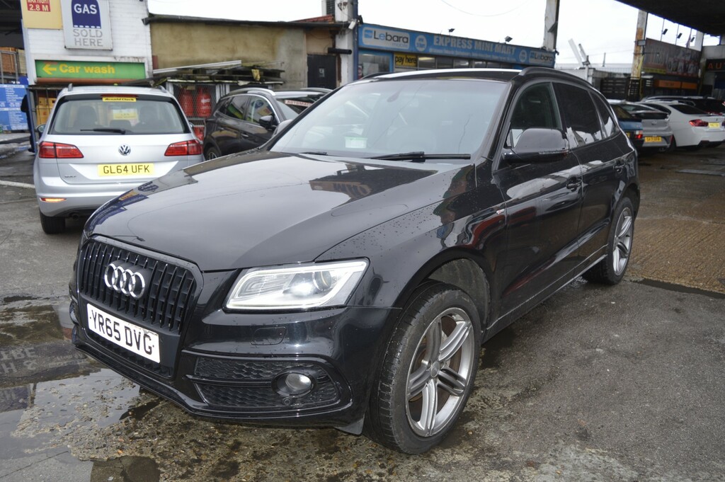 Audi Q5 Suv 2.0 Tfsi S Line Plus 2015 YR65DVG Black #3