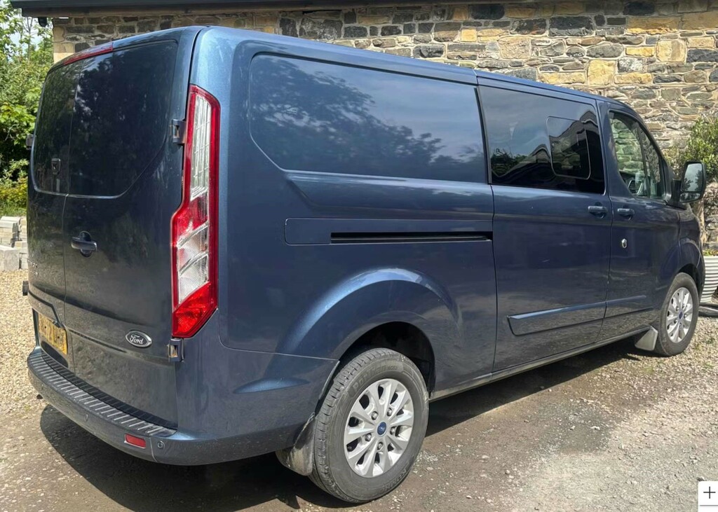 Ford Transit Custom 320 Limited Ecoblue BJ72UHK Blue #6