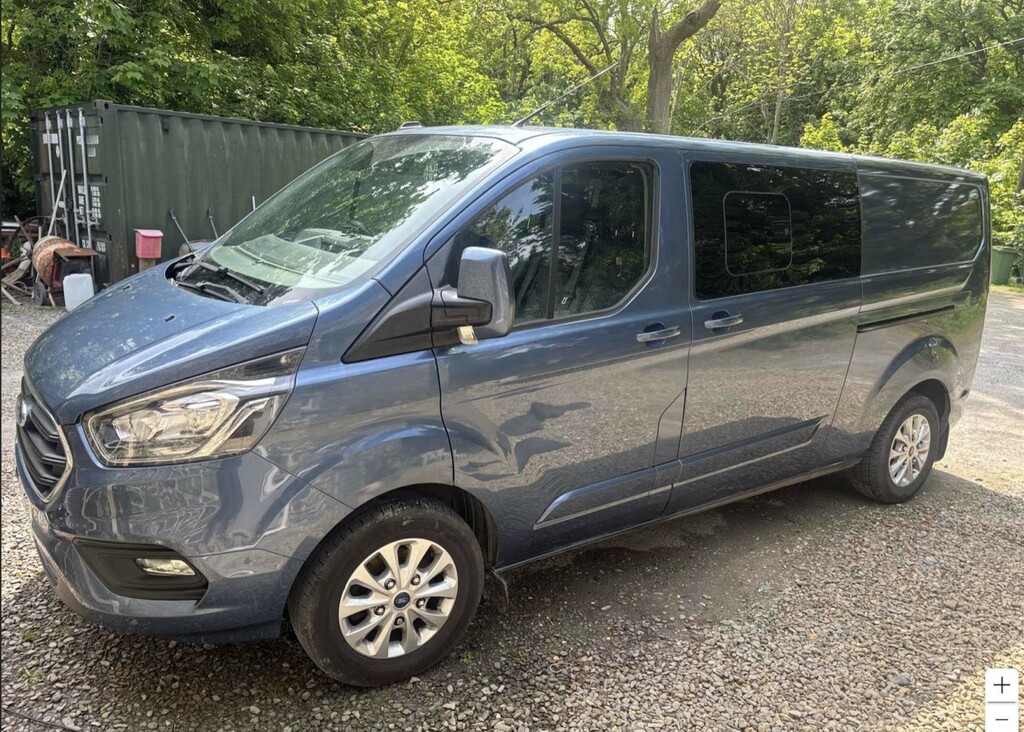 Ford Transit Custom 320 Limited Ecoblue BJ72UHK Blue #2