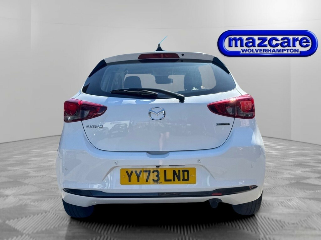 Mazda 2 Hatchback 1.5 E-skyactiv G Mhev Homura 202373 YY73LND White #6