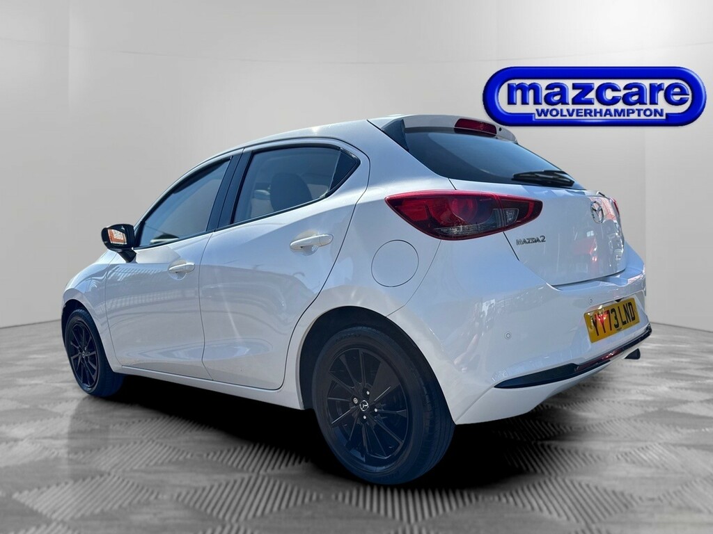 Mazda 2 Hatchback 1.5 E-skyactiv G Mhev Homura 202373 YY73LND White #5