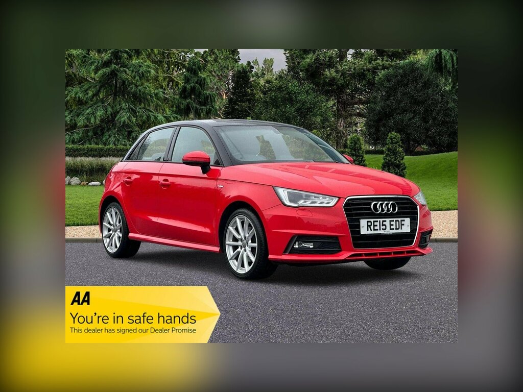 Audi A1 1.4 Tfsi S Line Sportback S Tronic Euro 6 Ss Red