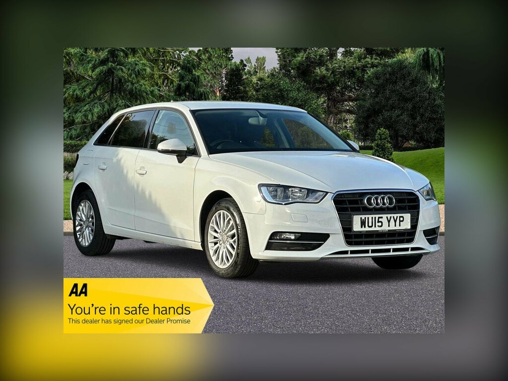 Audi A3 1.6 Tdi Se Technik Sportback S Tronic Euro 6 Ss White