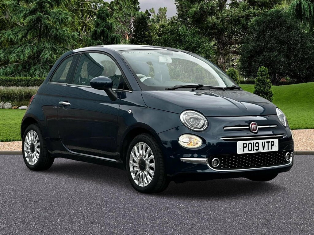Fiat 500 1.2 Lounge Dualogic Euro 6 Ss PO19VTP Blue #2