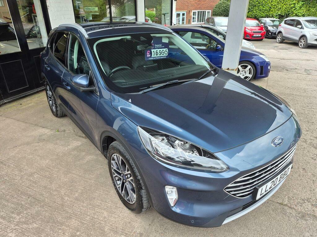 Ford Kuga 2.5 Ecoboost Duratec 14.4Kwh Titanium Cvt Euro 6 Blue