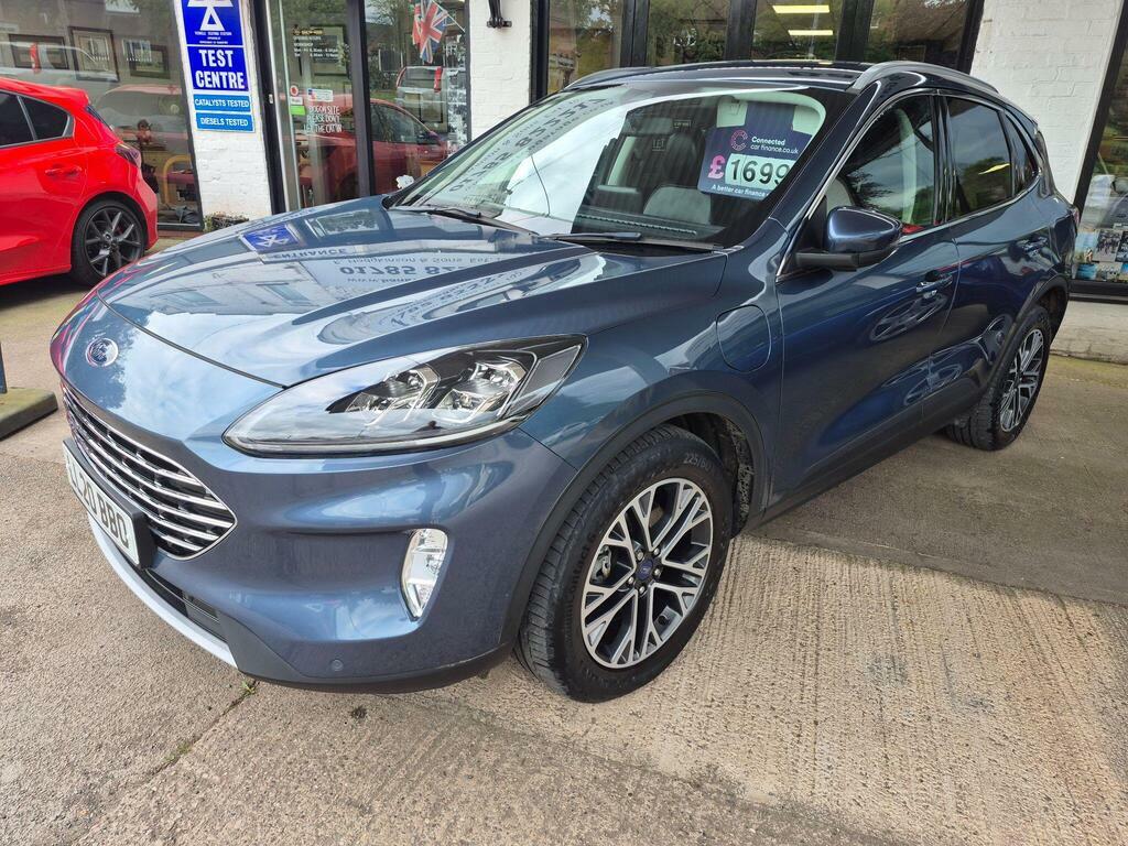 Ford Kuga 2.5 Ecoboost Duratec 14.4Kwh Titanium Cvt Euro 6 Blue #3