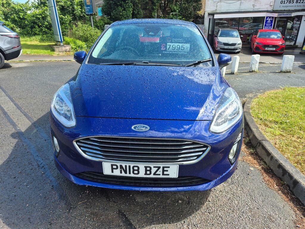 Ford Fiesta 1.1 Ti-vct Zetec Euro 6 S S PN18BZE Blue #2