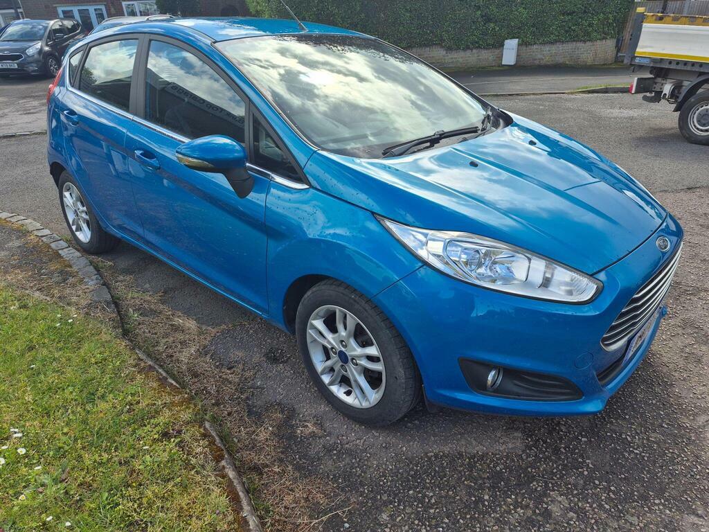 Ford Fiesta 1.0T Ecoboost Zetec Euro 5 S S MW14AYK Blue #5