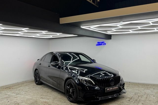 Mercedes-Benz C Class 2018 2.0 C220d Amg Line Premium Saloon Diese EY68GGZ Black #5