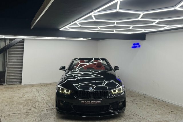 BMW 4 Series 2017 2.0 420D M Sport Convertible GJ67WRP Black #4