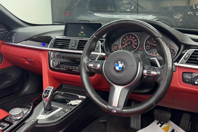 BMW 4 Series 2017 2.0 420D M Sport Convertible GJ67WRP Black #3