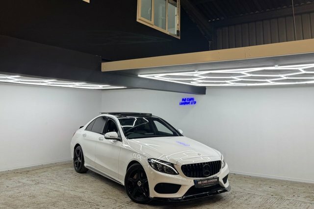 Mercedes-Benz C Class 2014 2.1 C220 Bluetec Amg Line Premium Plus Salo White