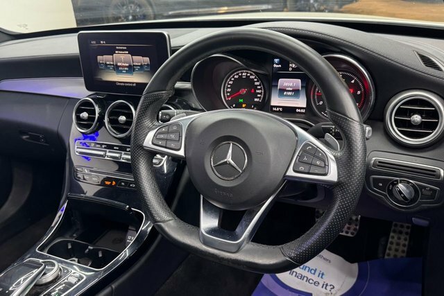 Mercedes-Benz C Class 2014 2.1 C220 Bluetec Amg Line Premium Plus Salo VN14WCR White #3