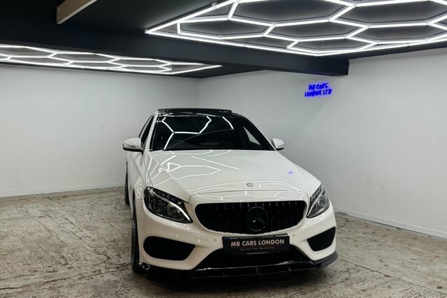 Mercedes-Benz C Class 2014 2.1 C220 Bluetec Amg Line Premium Plus Salo VN14WCR White #6