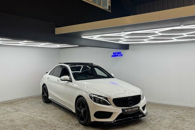 Mercedes-Benz C Class 2014 2.1 C220 Bluetec Amg Line Premium Plus Salo VN14WCR White #5