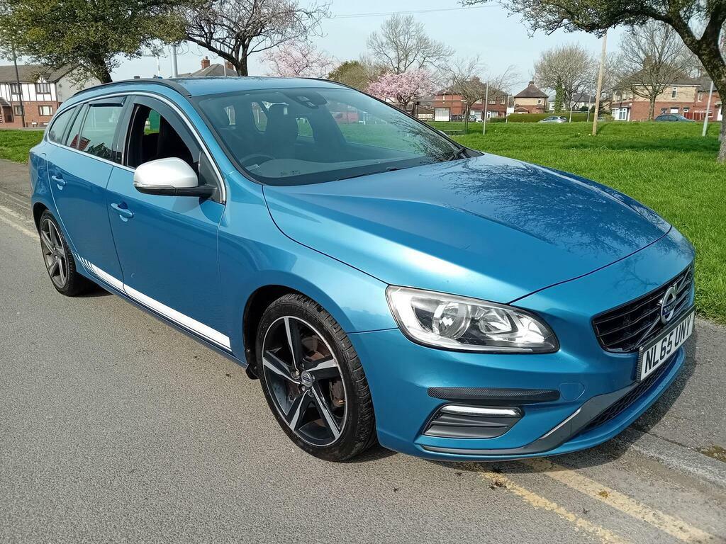Volvo V60 2.0 D3 R-design Euro 6 S S Blue #2
