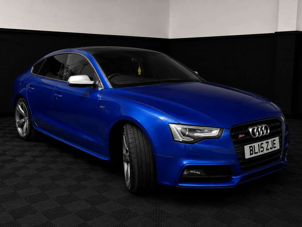 Audi S5 3.0 S5 Sportback Tfsi Black Edition Quattro Semi-a Blue