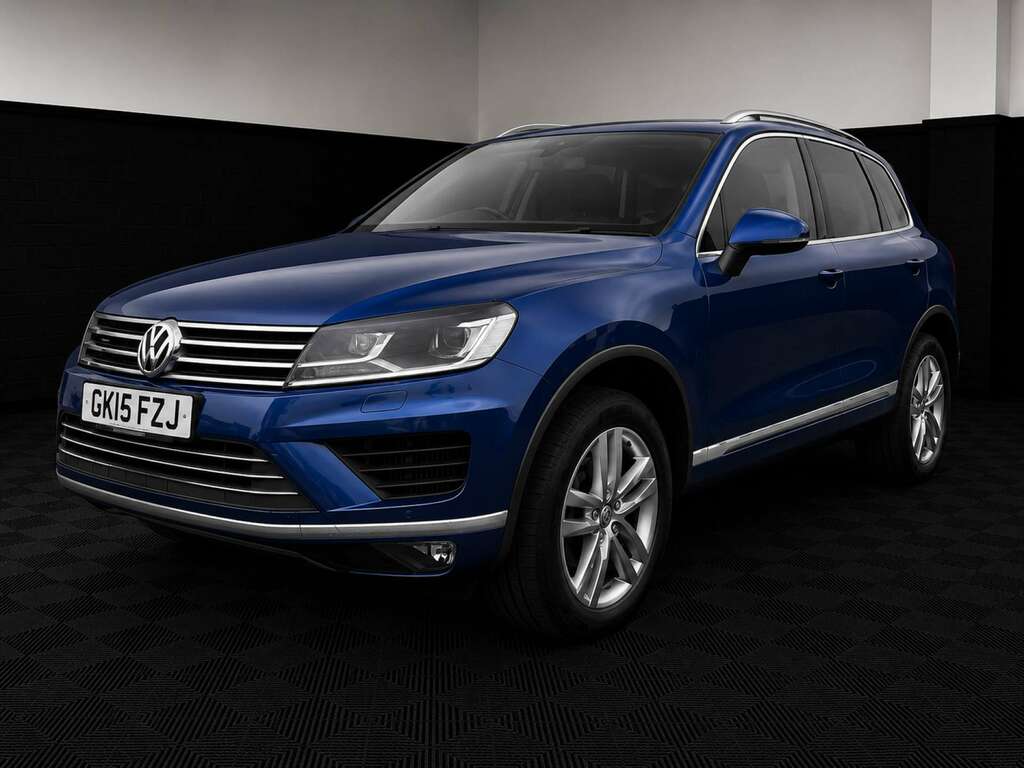 Volkswagen Touareg 3.0 Touareg V6 Se Tdi Bluemotion Technology 4 GK15FZJ Blue #4