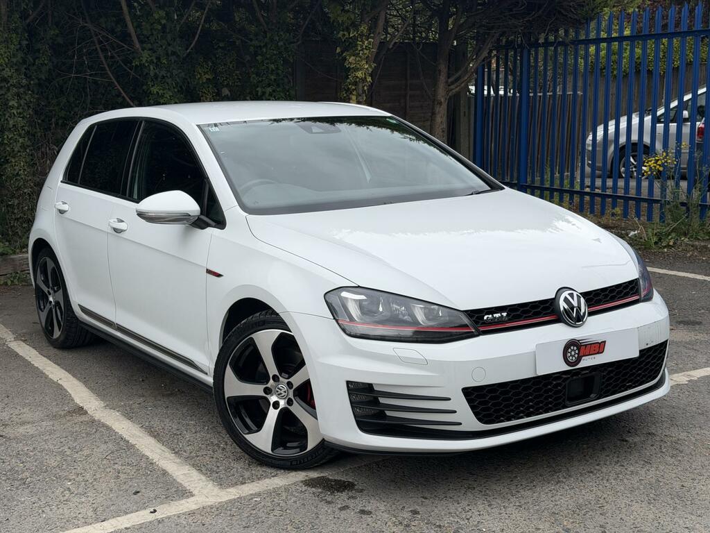 Volkswagen Golf 2.0 Tsi Bluemotion Tech Gti Hatchback D White #2