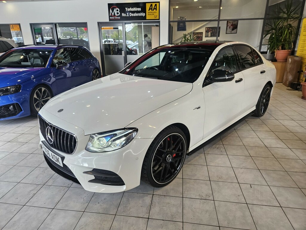 Mercedes-Benz E Class Saloon 2.0 E220d Amg Line 201666 FV66AOK White #3