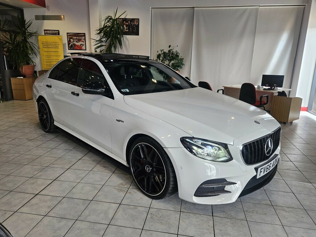 Mercedes-Benz E Class Saloon 2.0 E220d Amg Line 201666 White