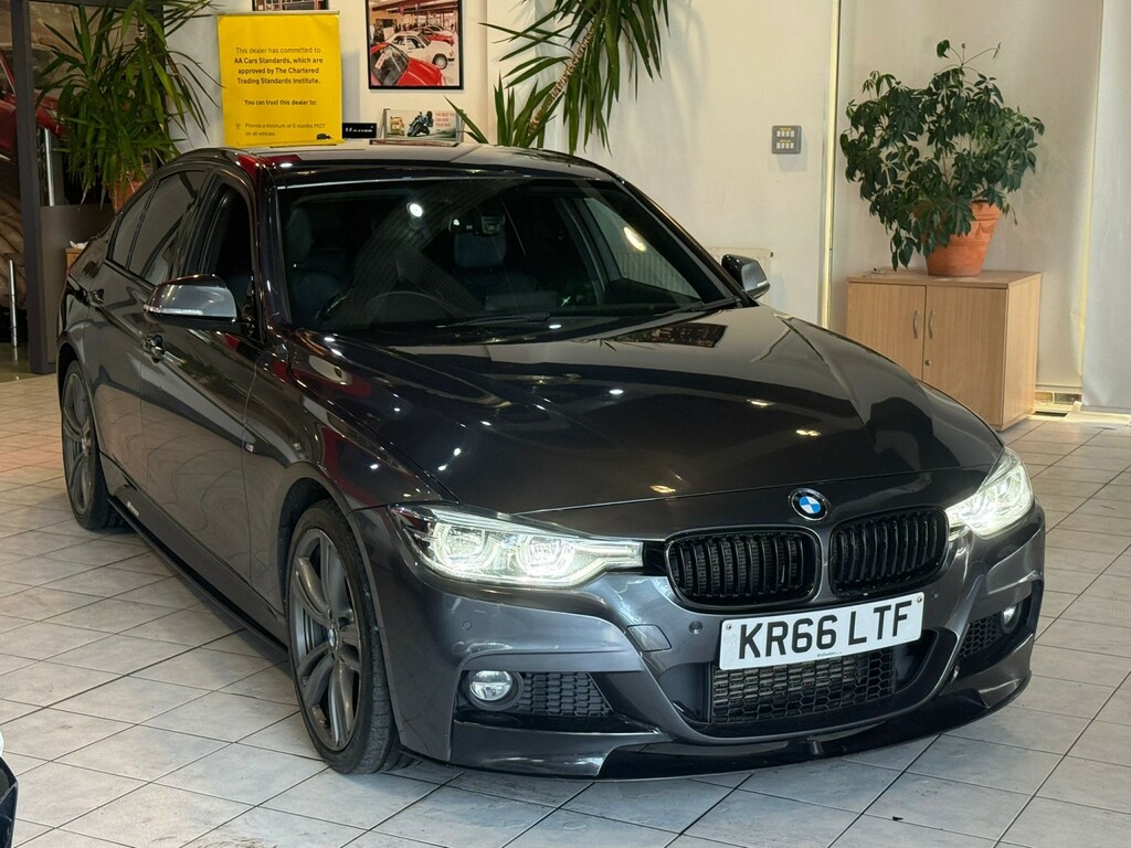 BMW 3 Series 3.0 330D Xdrive M Sport Saloon KR66LTF Grey #2