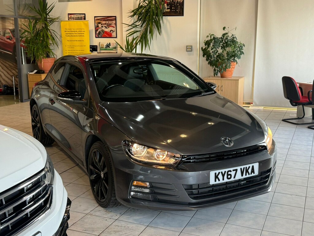 Volkswagen Scirocco Hatchback 2.0 Tdi Gt Black Edition 201767 KY67VKA Grey #2