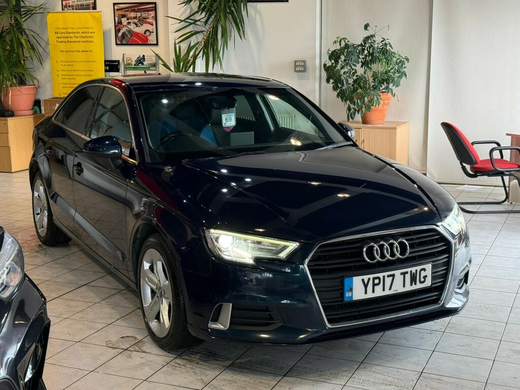 Audi A3 Saloon 2.0 Tdi Sport 201717 YP17TWG Blue #2